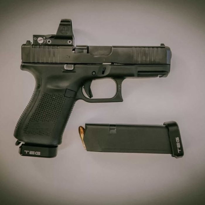 Збільшена п’ятка TEG MagBase +2 Standard gen.2 для Glock